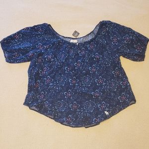 Abercrombie & Fitch Blue Top